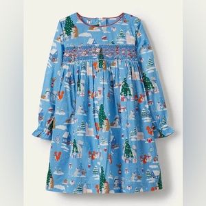 Mini Boden Smocked Dress
